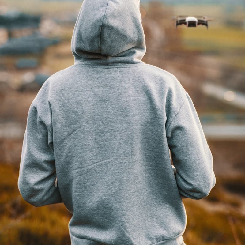 Stealth Hoodie - Washed Black